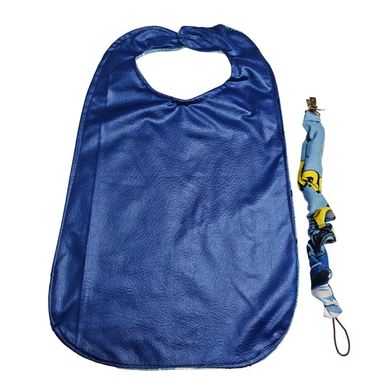 Hand-made Batman Bib & Matching Pacifier Chain!