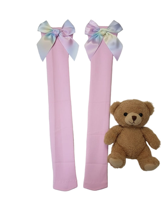 Knee High Pink Socks