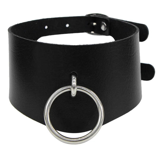 Gothic Pu Leather Choker Collar
