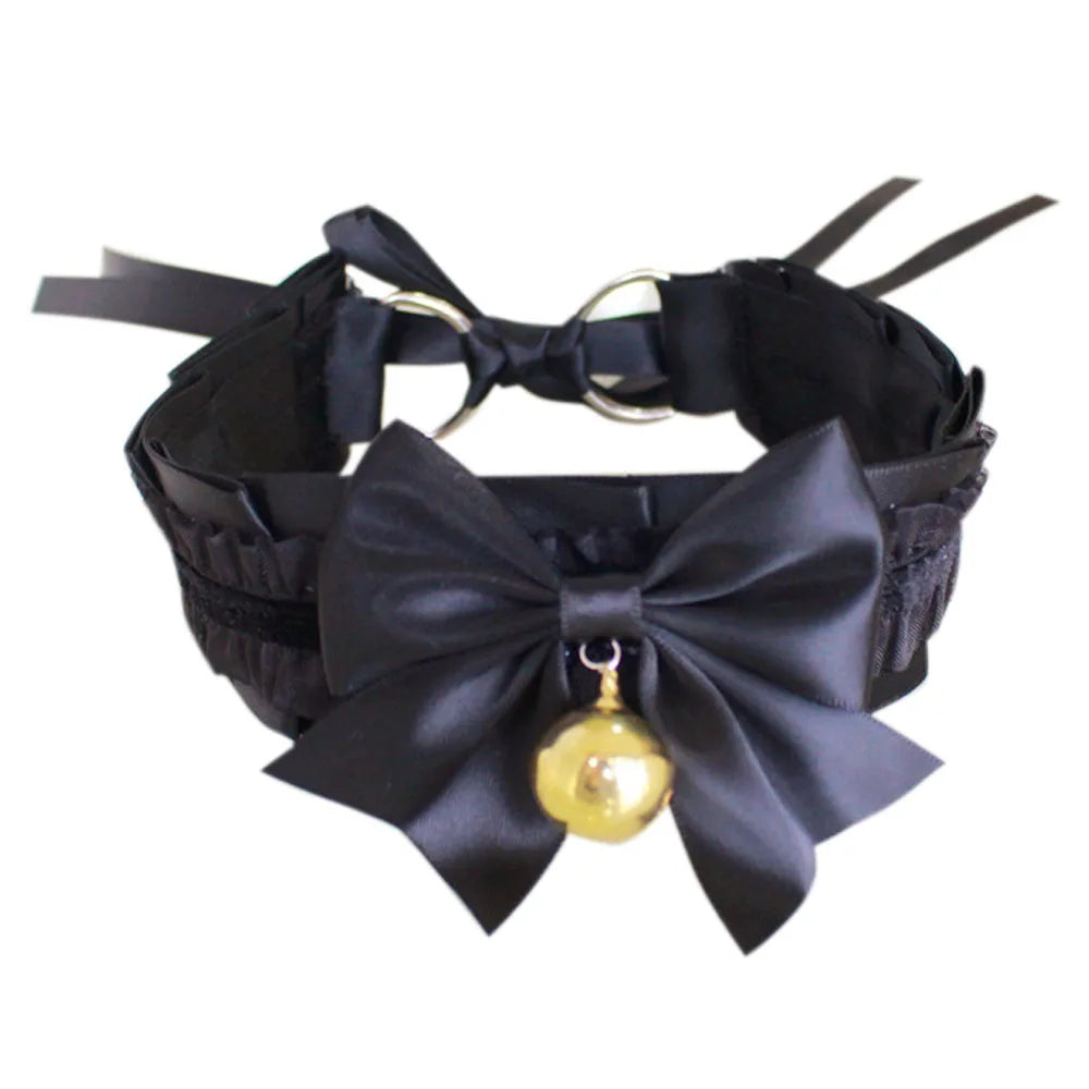 Sissy Adult Kitten Pink Play Collar Choker