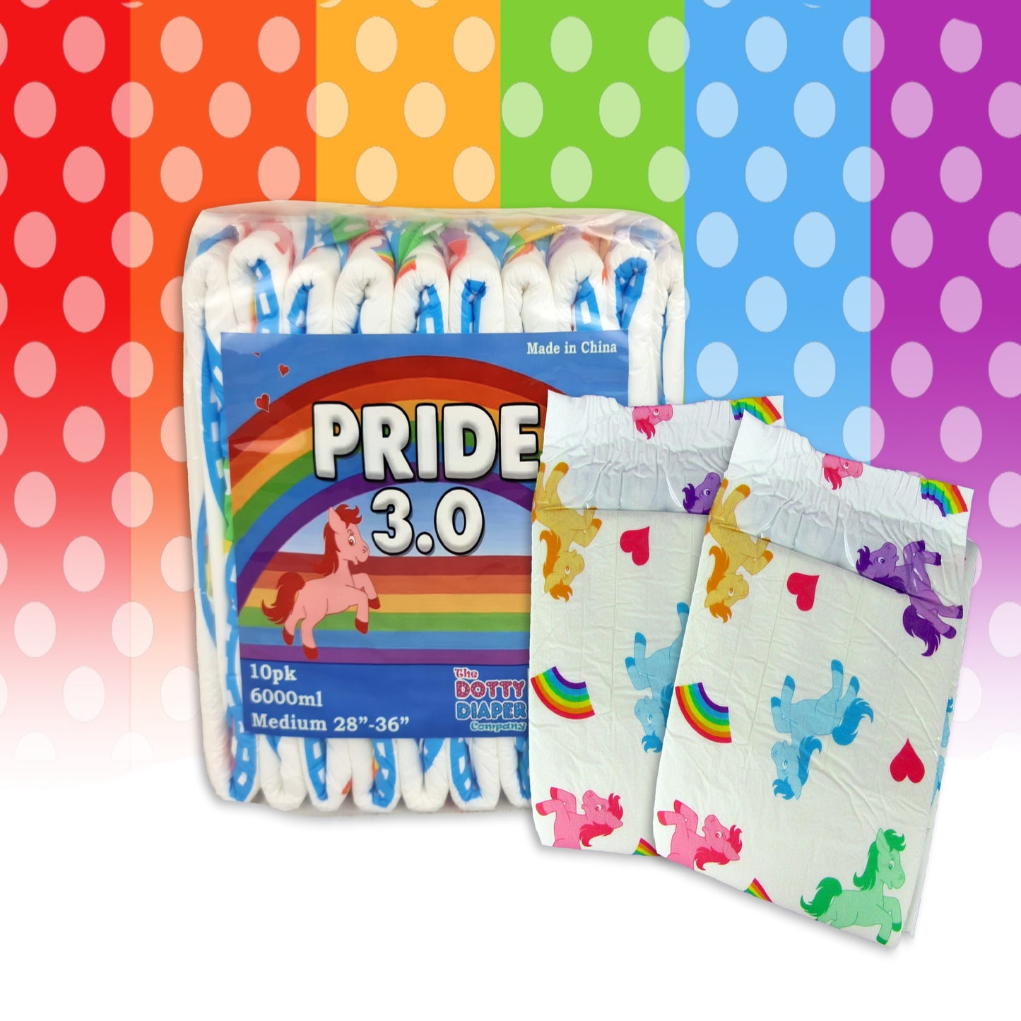 The Dotty Diaper Co Pride 3.0