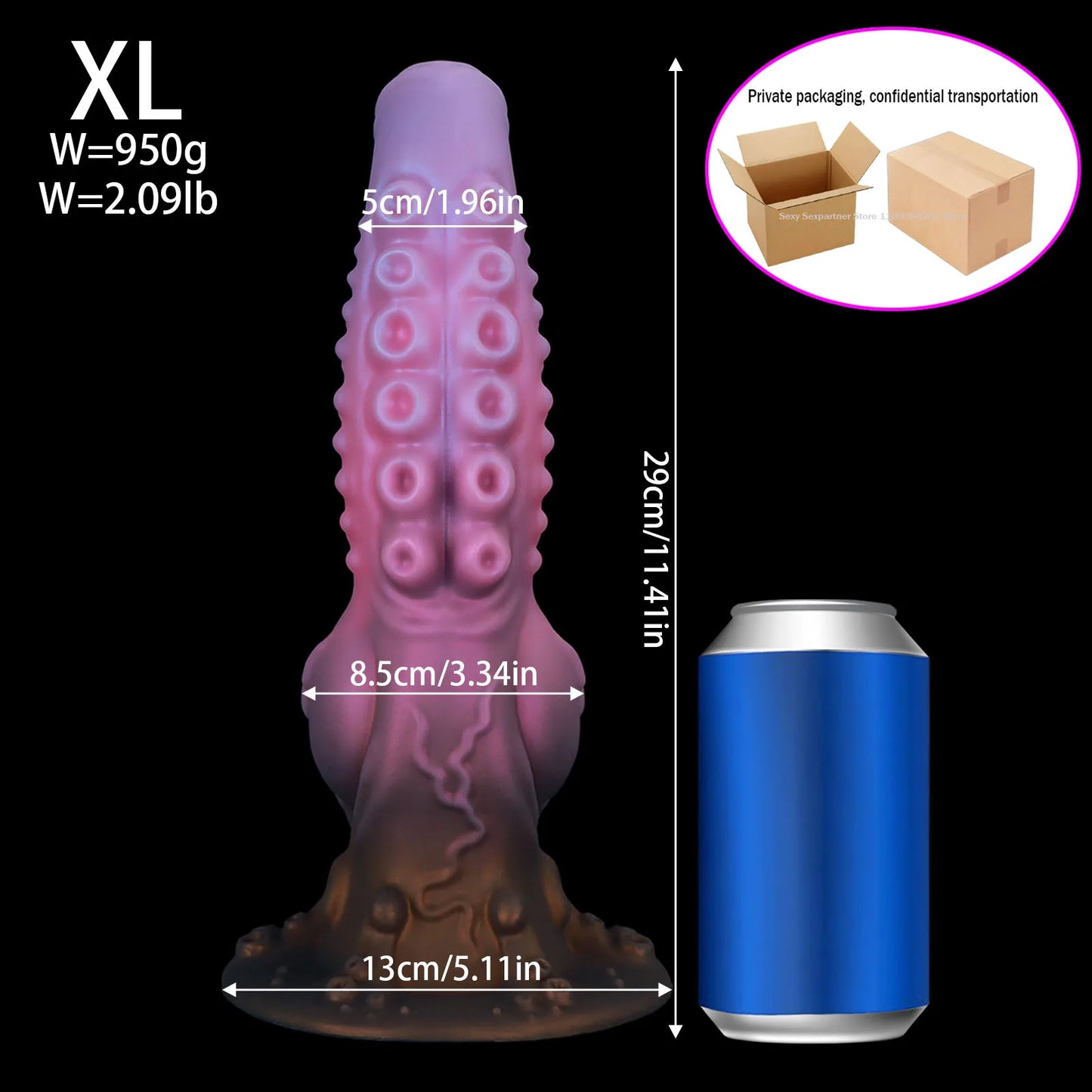 4 size Alien Tentacle Dildo Large Anal Plug Dilatator anal Butt Plug Suction Cup Anal Stimulation butplug Sex Toys for women men