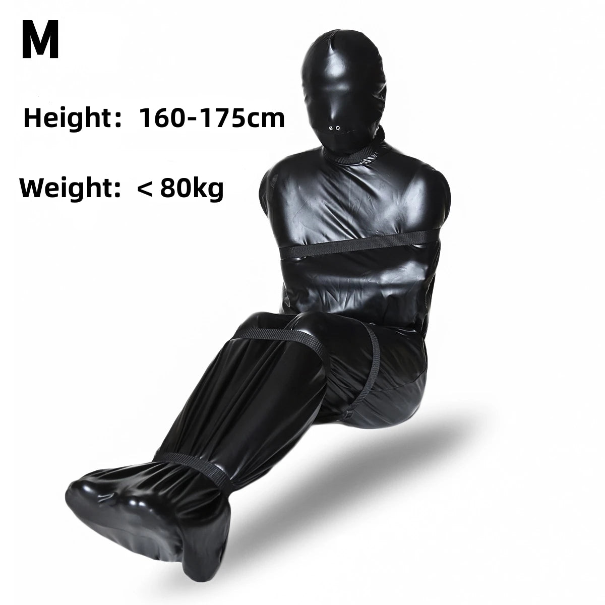 Full Body Zip Bondage Sack/Sleeping Bag Detachable Hood