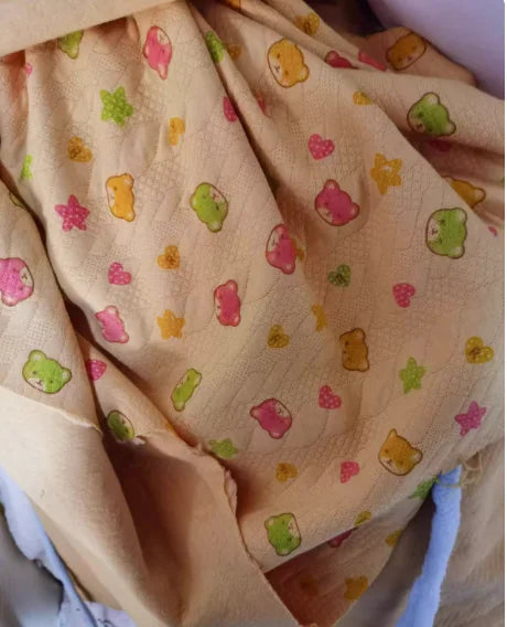 Adult Jumpsuit Plus Size Thicken Cotton Cute Cartoon Print Open Crotch ABDL Bodysuit Autumn Winter Warm DDLG Onesie Pajamas