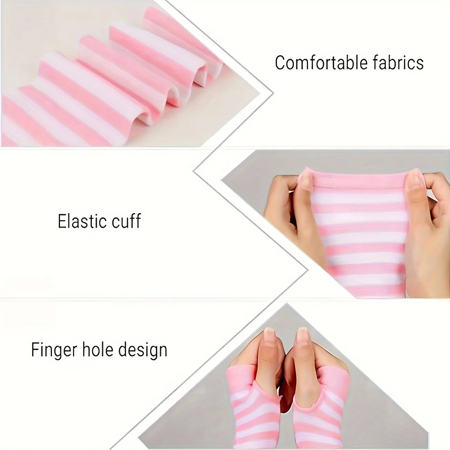 Role playing costume set with assorted striped sets