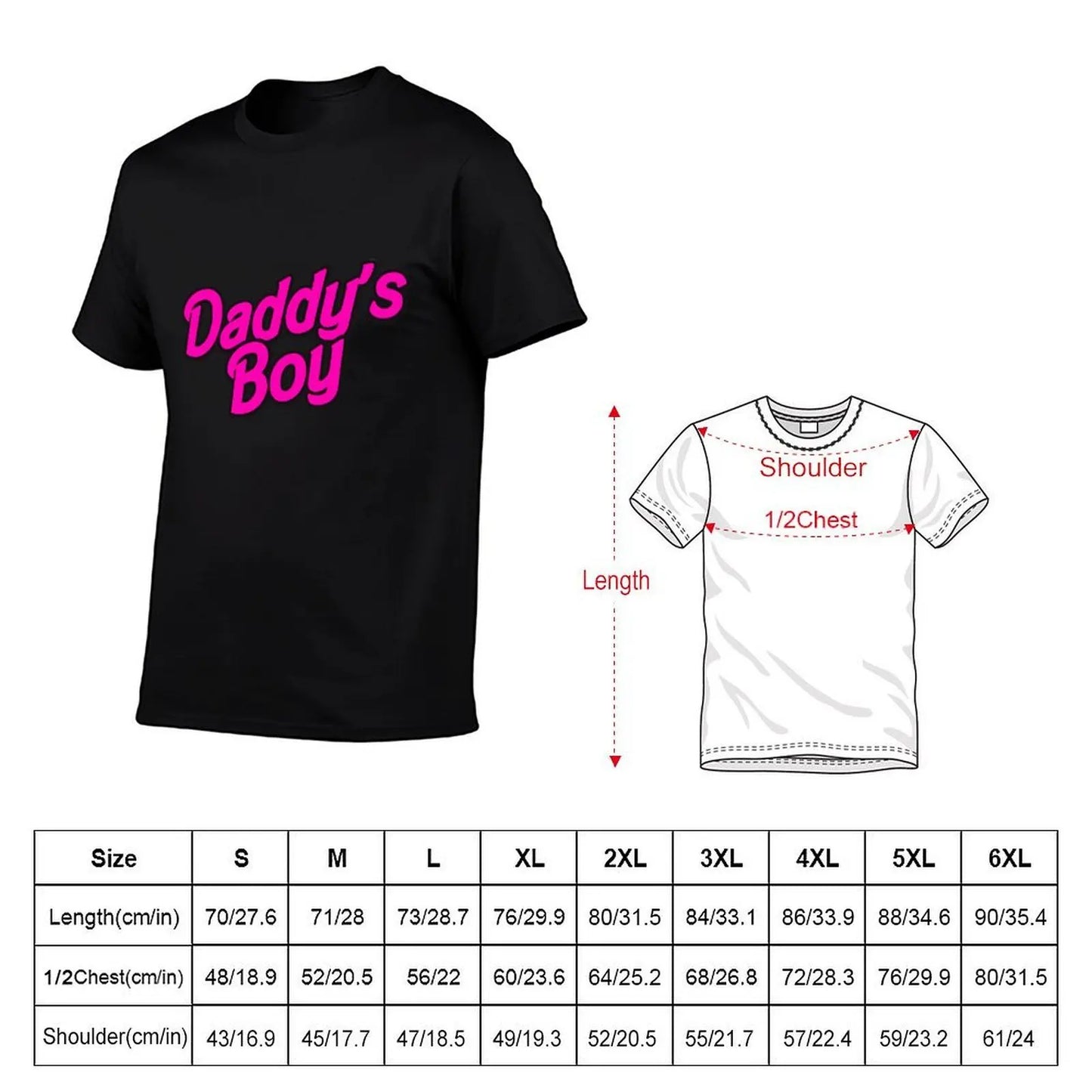 Daddy's Boy Black/White/Dark Gray& Navy Shirt