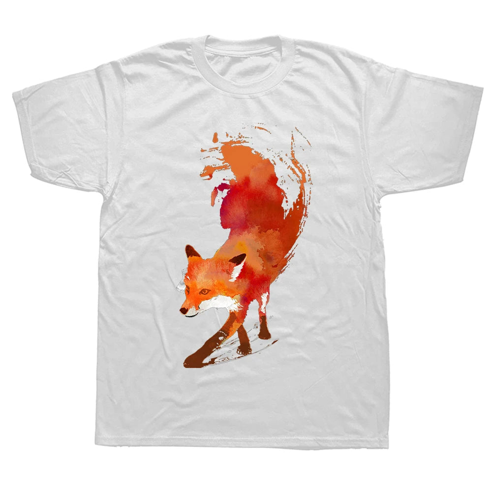 This Is My Human Costume I'm Really A Fox Graphic Cotton T Shirt