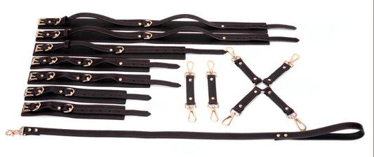 Bondage Sets Luxury PU Leather BDSM Kits