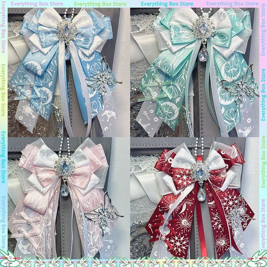 Bow Decoration Anime Pendant DIY Decoration Keychain