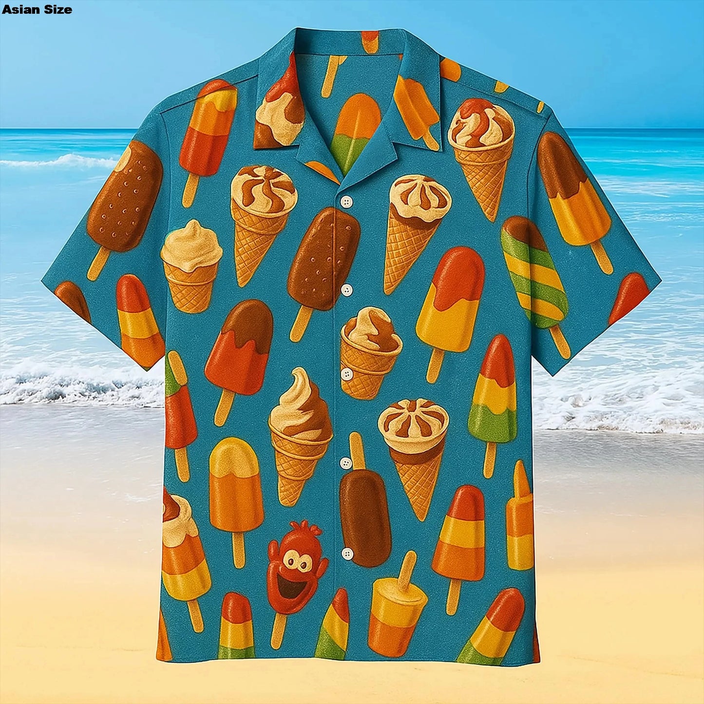 Men's Shirt Casual Short Sleeve Pattern Print 3d Hawaii Shirt