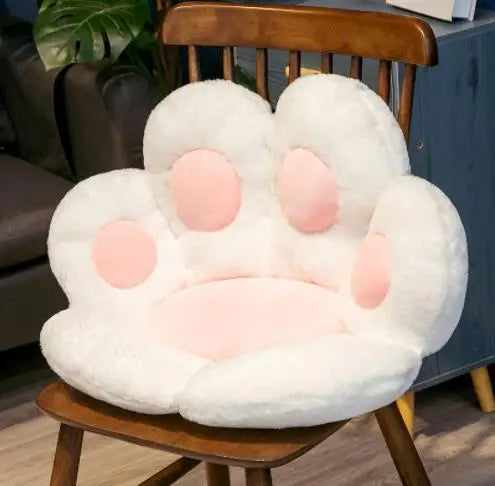 70x60cm Kawaii Cat Paw Stuffed Floor Cushion Chair
