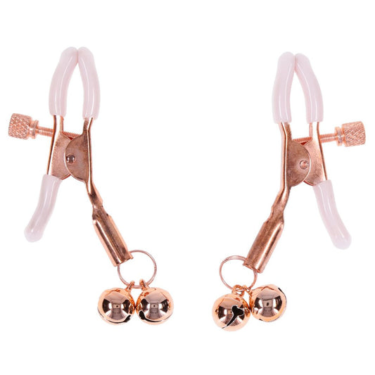 Sex & Mischief Peaches n CreaMe Bell Nipple Clamps - Set of 2