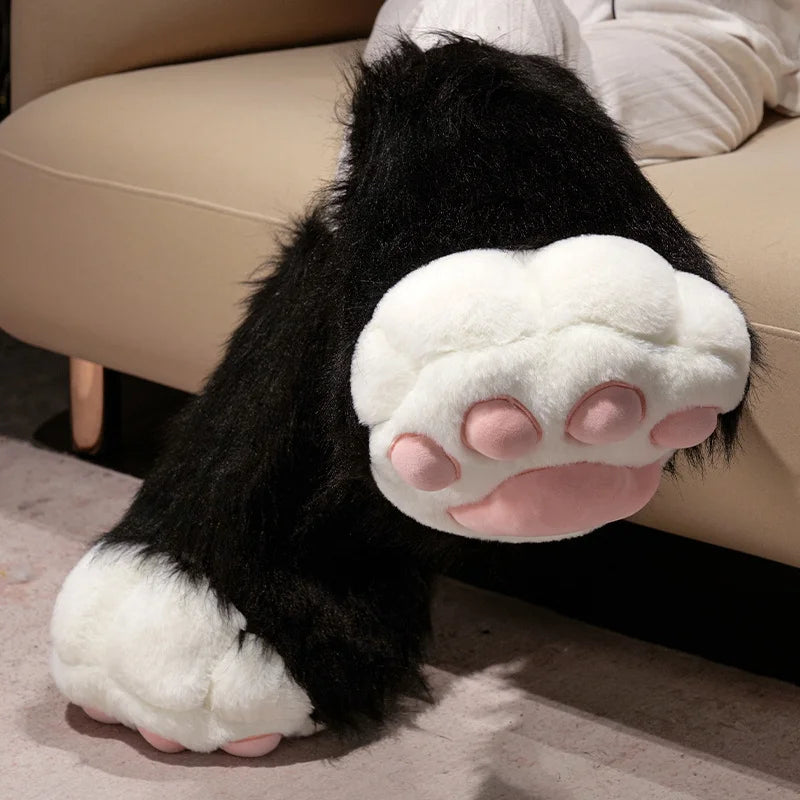 Kawaii Plush Furry Cat Gloves/ Furry Bird Wings or Furry Fox Paws