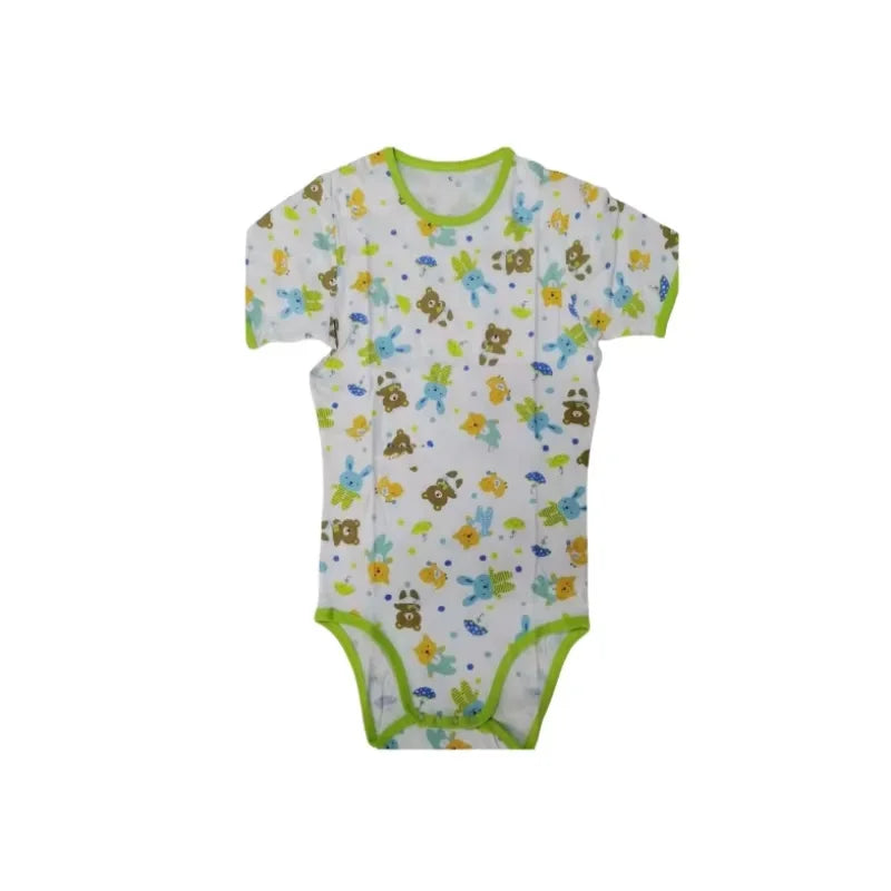 Cute Cartoon Pattern Bodysuit Cotton Snaps Soft Comfortable Onesie small to 6xl