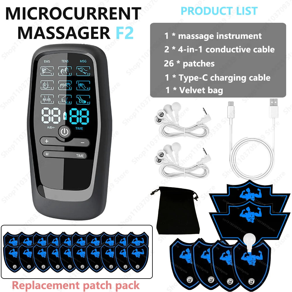 Ems Eletric Muscle Stimulator Therapy High-Frequency Tens Muscle Stimulator