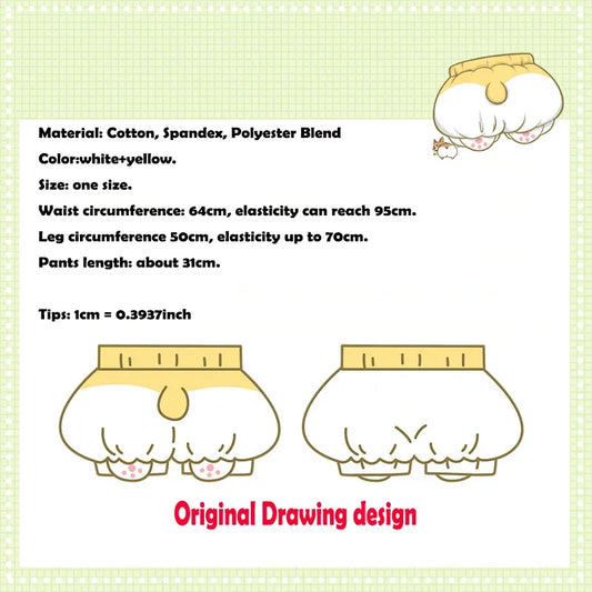 Cute Corgi Butt Shorts Sleep Bottoms Shorts Women