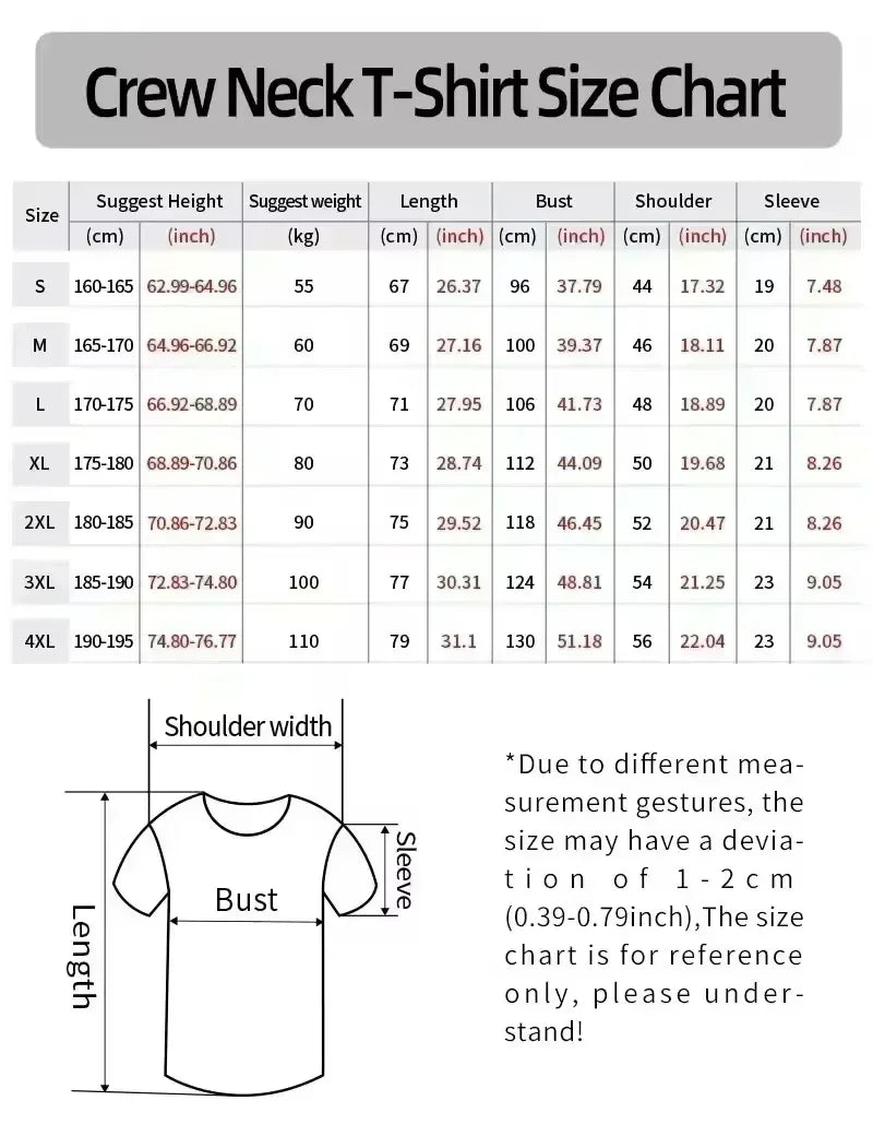 Kawaii Short Sleeve T-Shirt Men Women