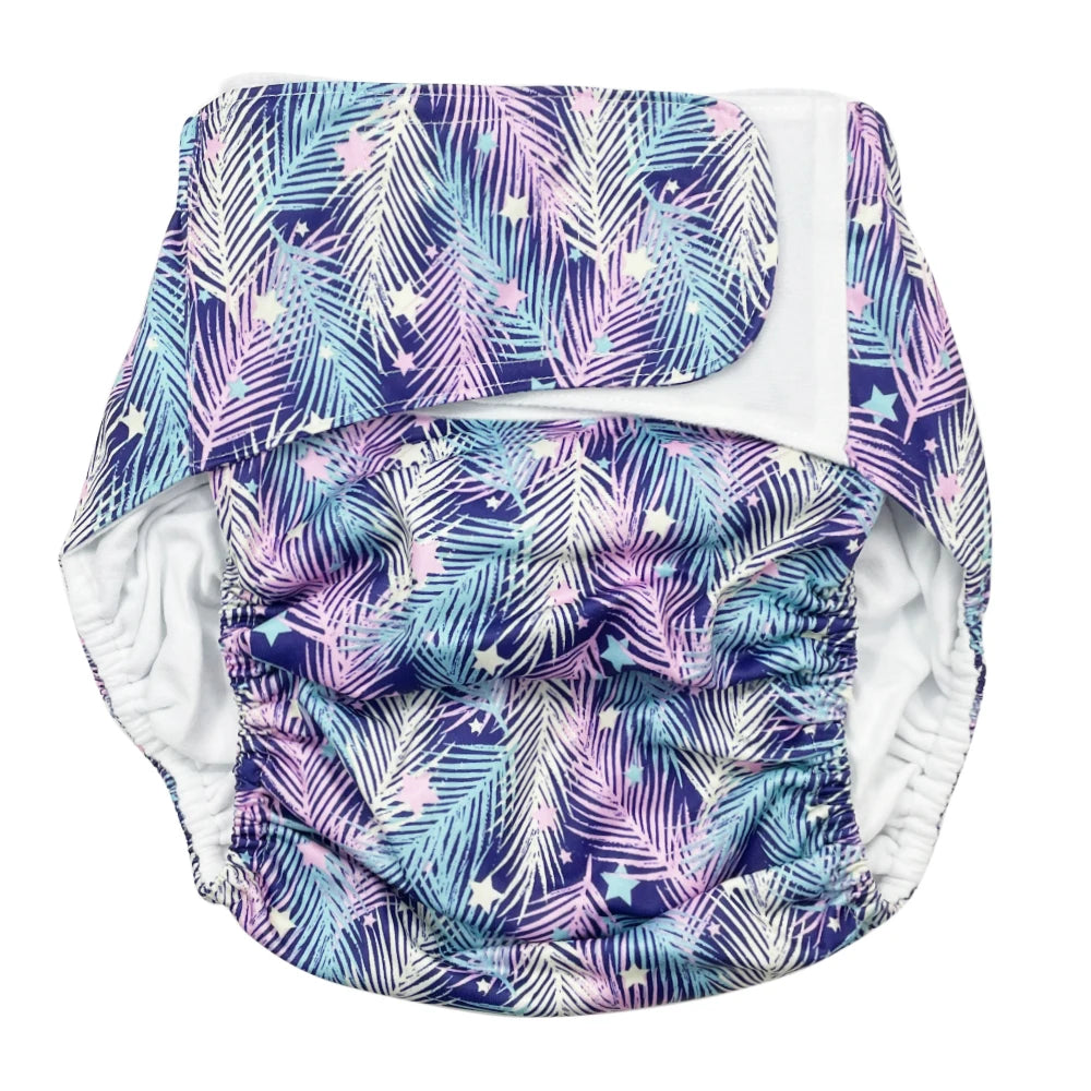 Reusable Adult Diapers, Washable, Underwear Printed Abdl diapers