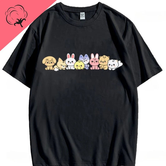 Kawaii Short Sleeve T-Shirt Men Women
