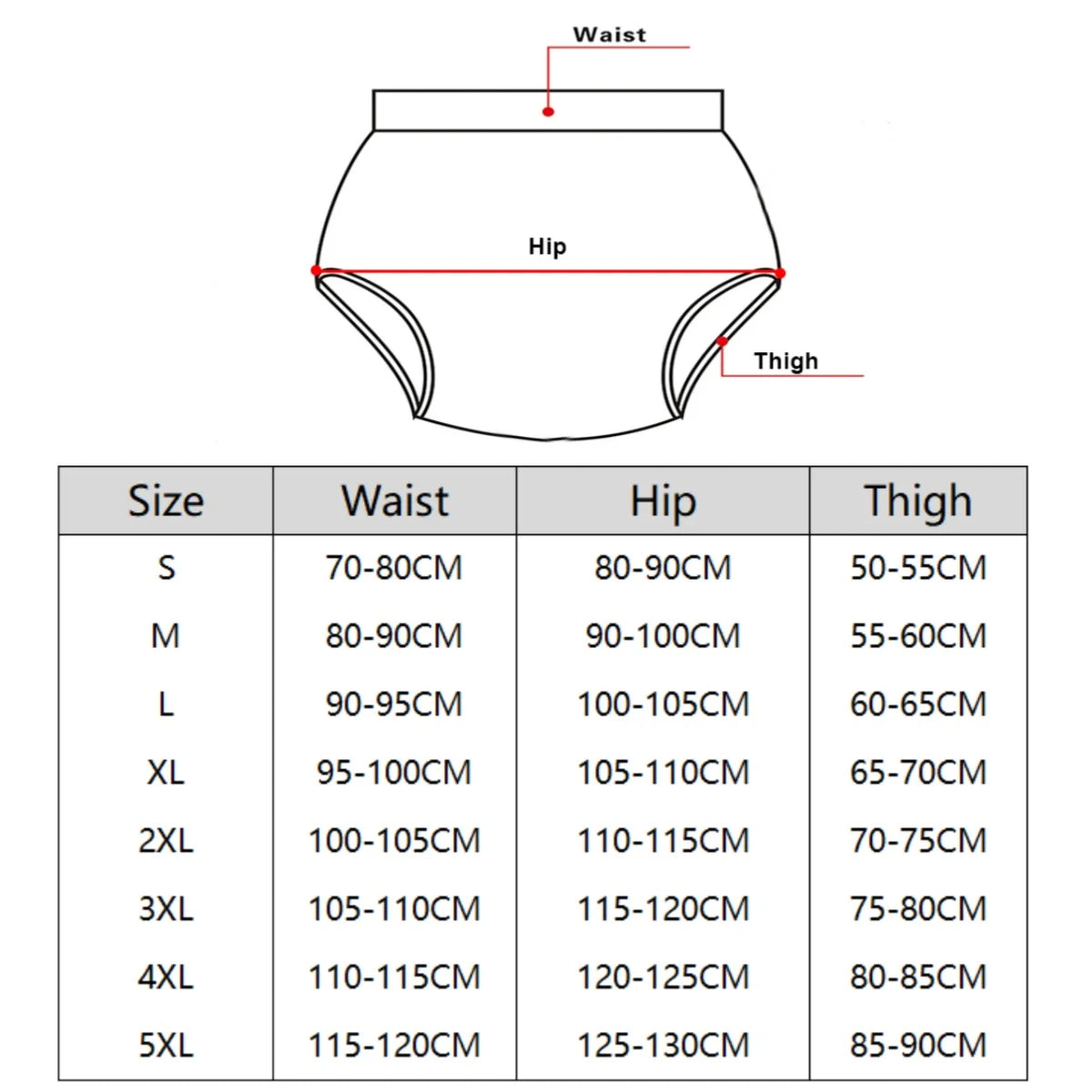 UNISEX Latex Underwear High Waist Latex Panites