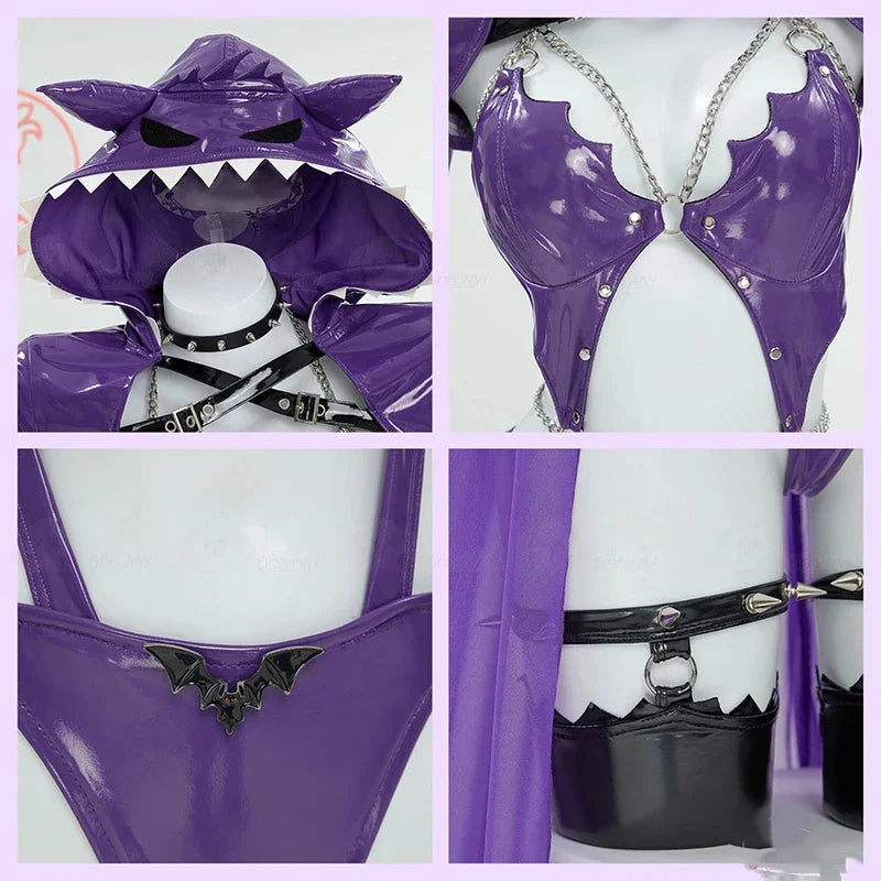 Gengar Cosplay Costume For Role-Playing