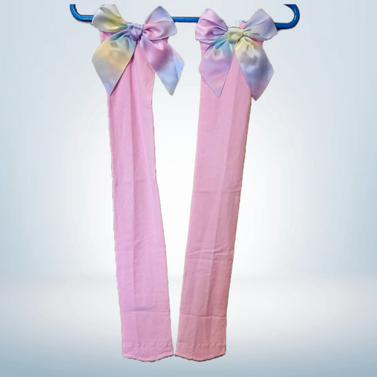 Knee High Pink Socks! 🌸🎀