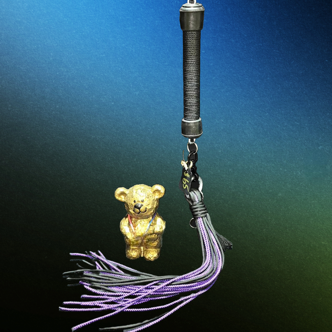 Black & Purple Paracord Flogger
