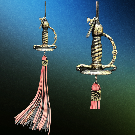 Red & Black Paracord Pirate Flogger