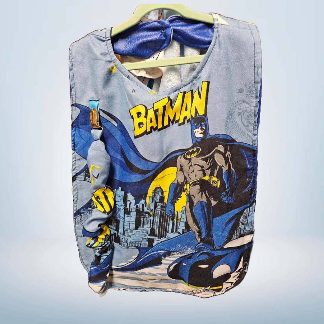 Home-made Batman Bib & Matching Pacifier Chain! 🦇🍼