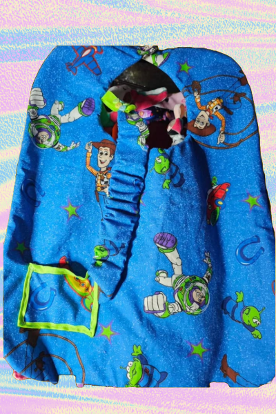 Adult-Sized Toy Story Bib & Matching Pacifier Chain! 🚀✨