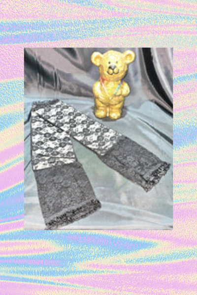 Black Elbow-Length Lace Gloves! 🌙✨