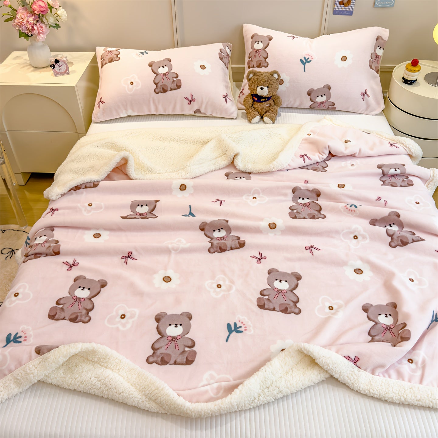 Milk Velvet Blanket, Double-sided Soft and Delicate