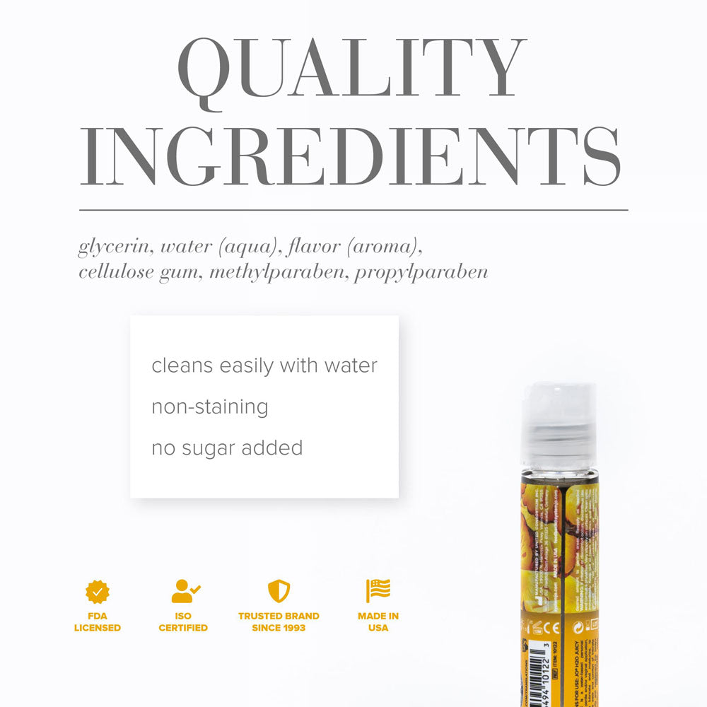 JO H2O Juicy Pineapple - 30 mL Water Based Lubricant