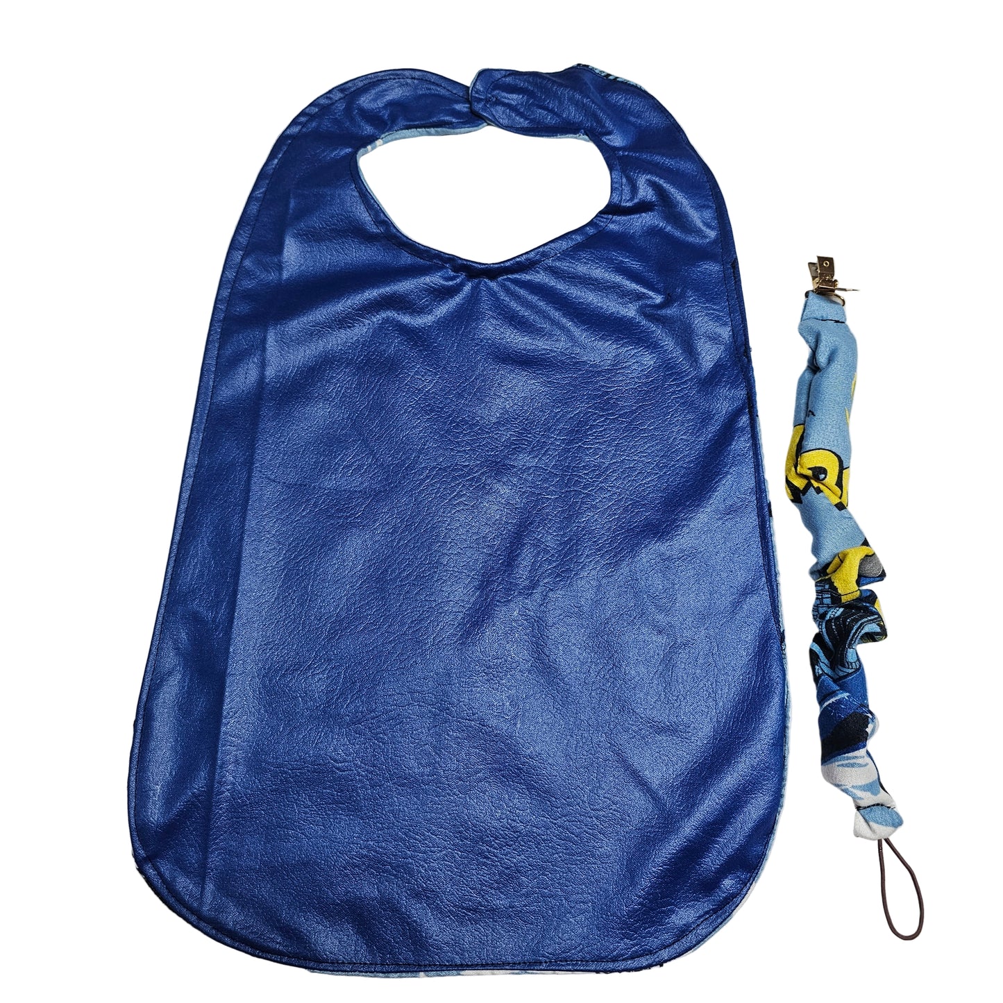 Hand-made Batman Bib & Matching Pacifier Chain!