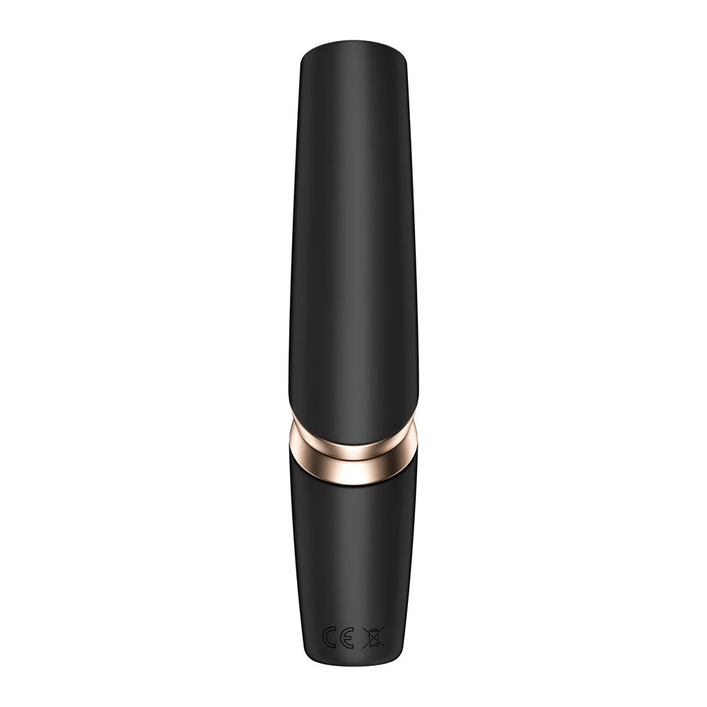 Satisfyer Perfect Kiss - Black USB Rechargeable Air Pulse Stimulator