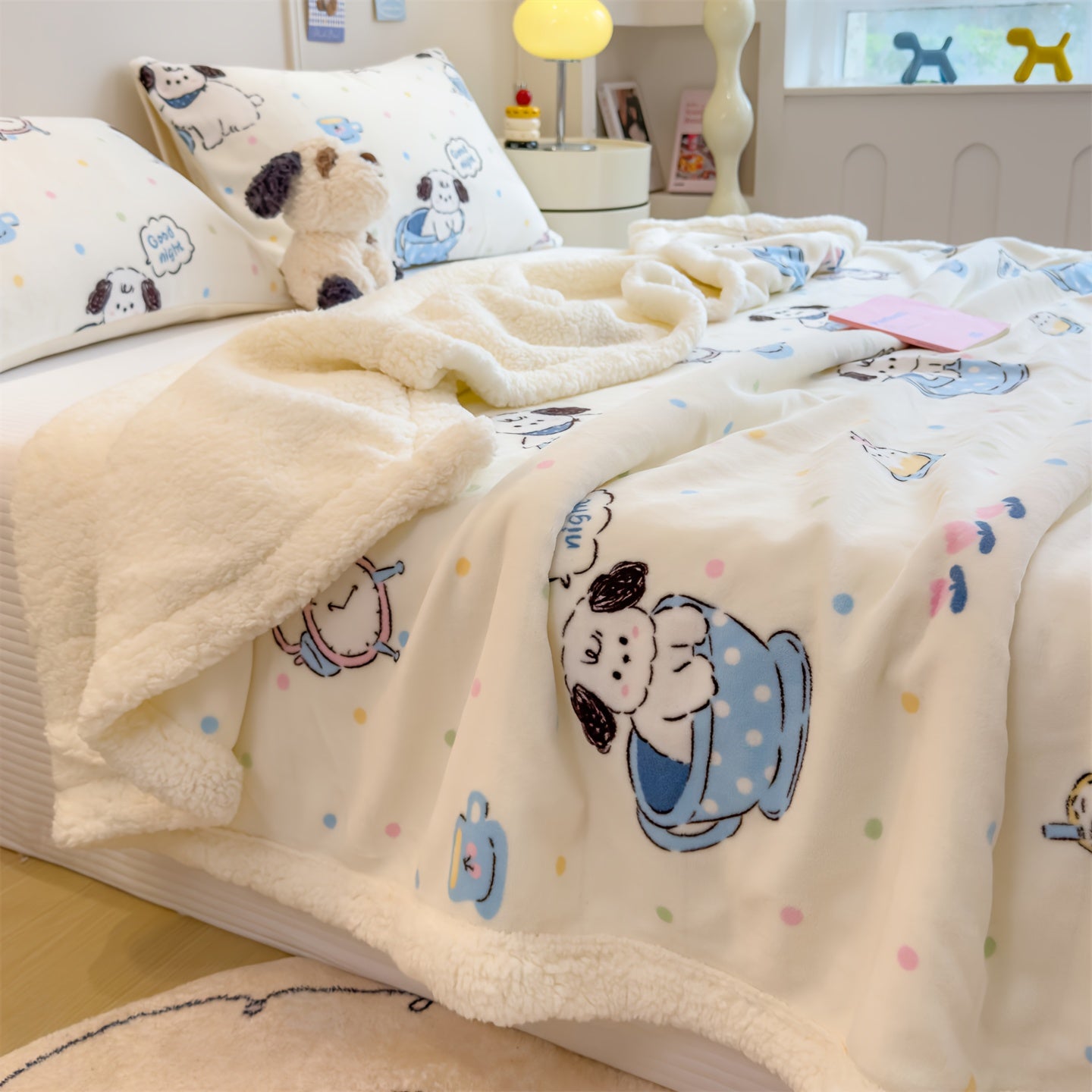 Milk Velvet Blanket, Double-sided Soft and Delicate