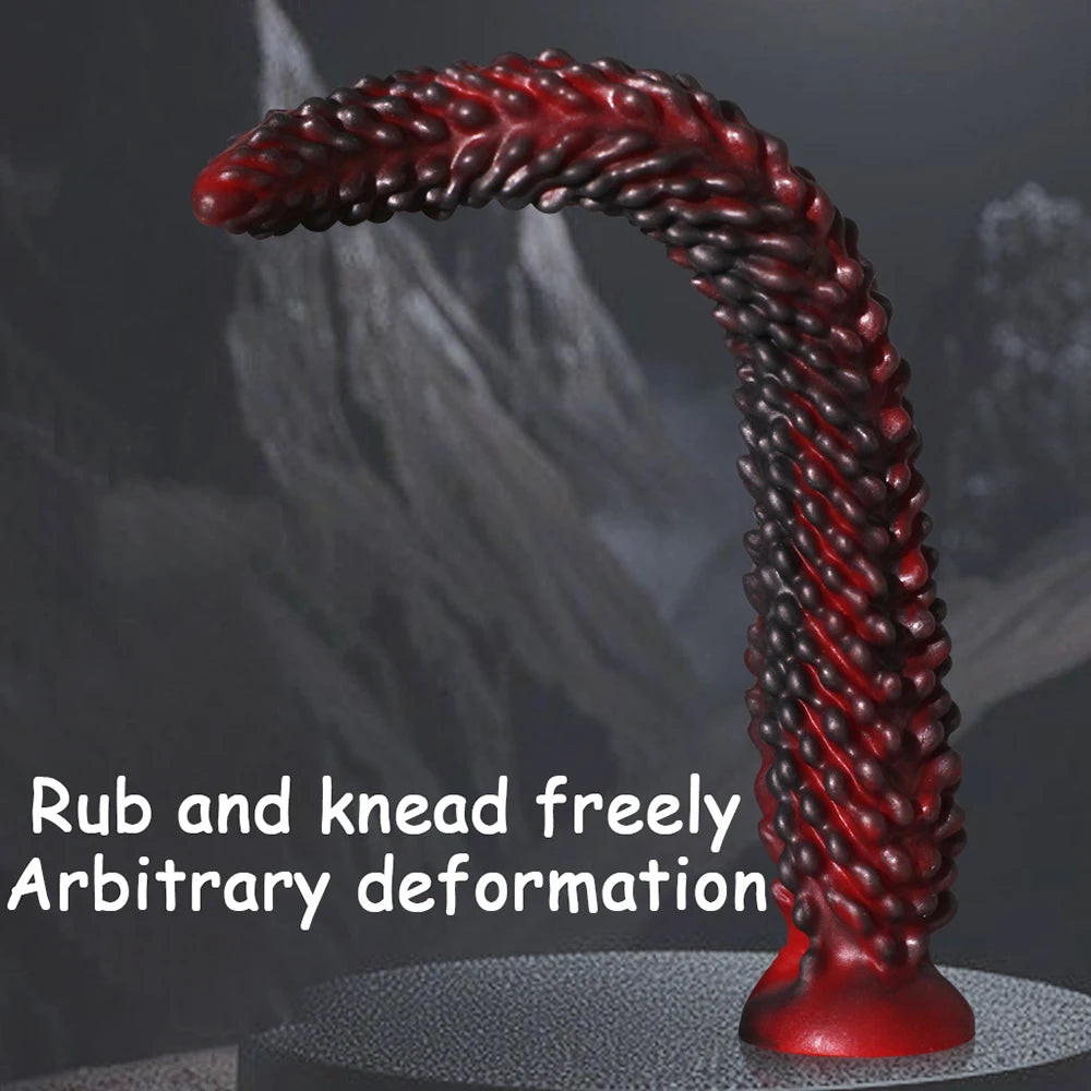 Monster Tentacle Dildo, Anal Dildo with Strong Suction Cup, Long Butt Plug for G Spot & Prostate Massager