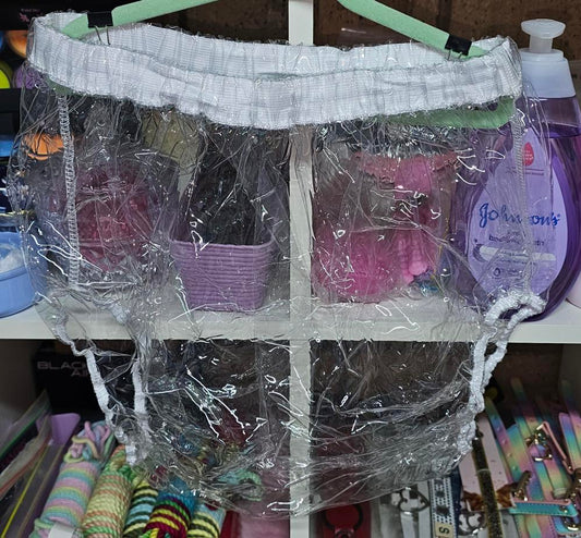 Plastic Nappy Cover - Clear size XL
