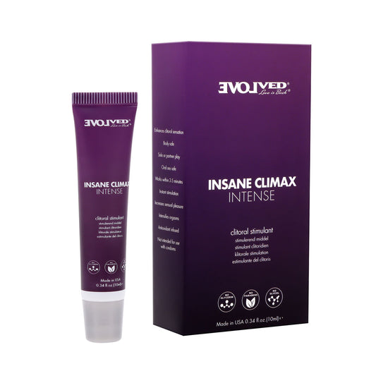 APRIL SPECIAL -Evolved INSANE CLIMAX - INTENSE - Clitoral Stimulation Gel - 10 ml Tube