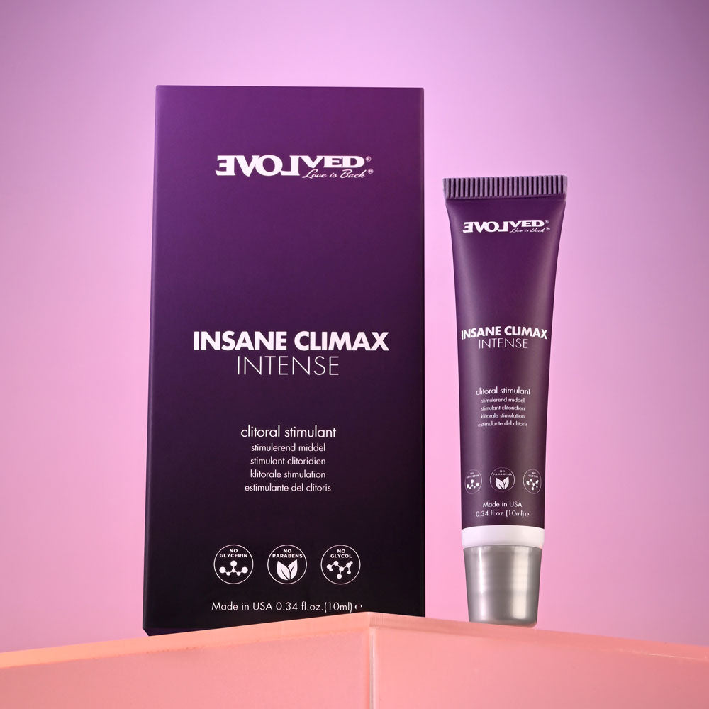 APRIL SPECIAL -Evolved INSANE CLIMAX - INTENSE - Clitoral Stimulation Gel - 10 ml Tube