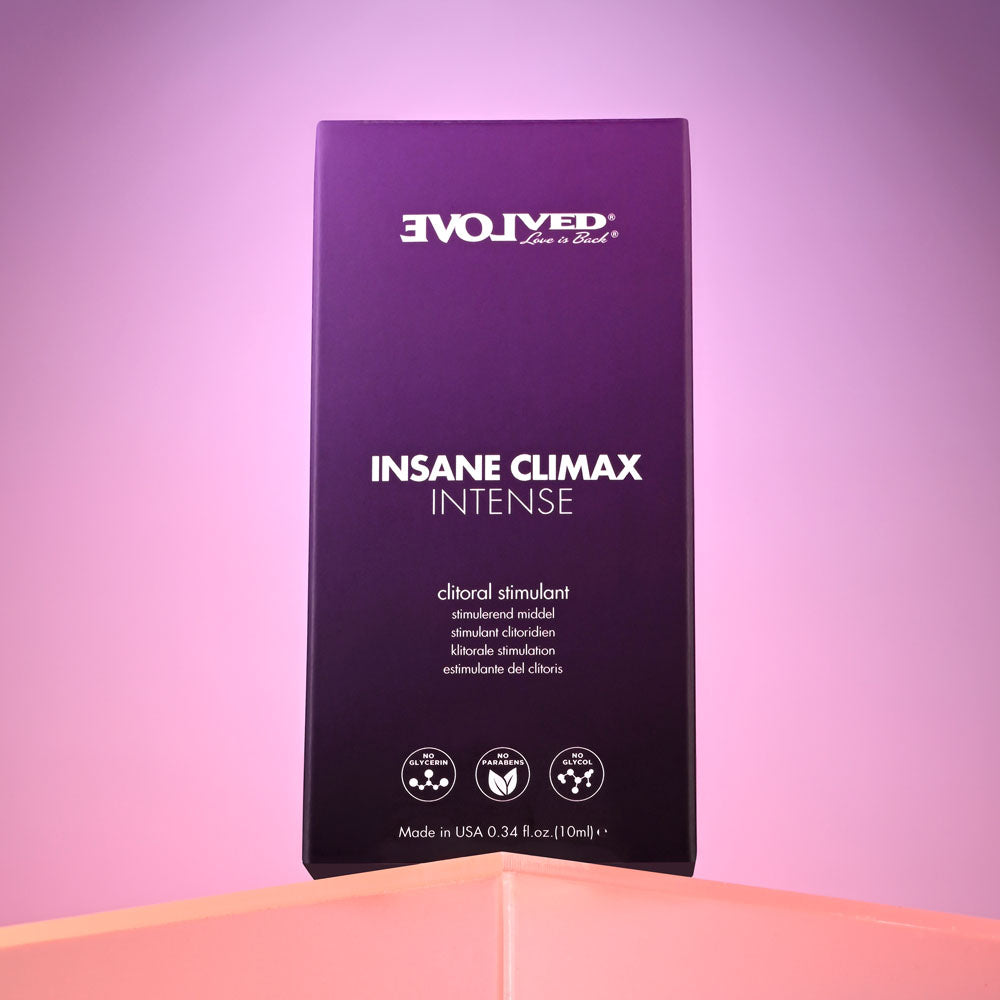 APRIL SPECIAL -Evolved INSANE CLIMAX - INTENSE - Clitoral Stimulation Gel - 10 ml Tube