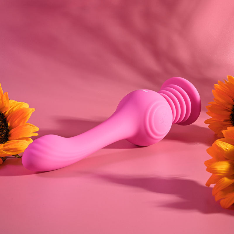 APRIL SPECIAL-Evolved GYRO VIBE - Pink 24.8 cm USB Rechargeable Super Vibrator