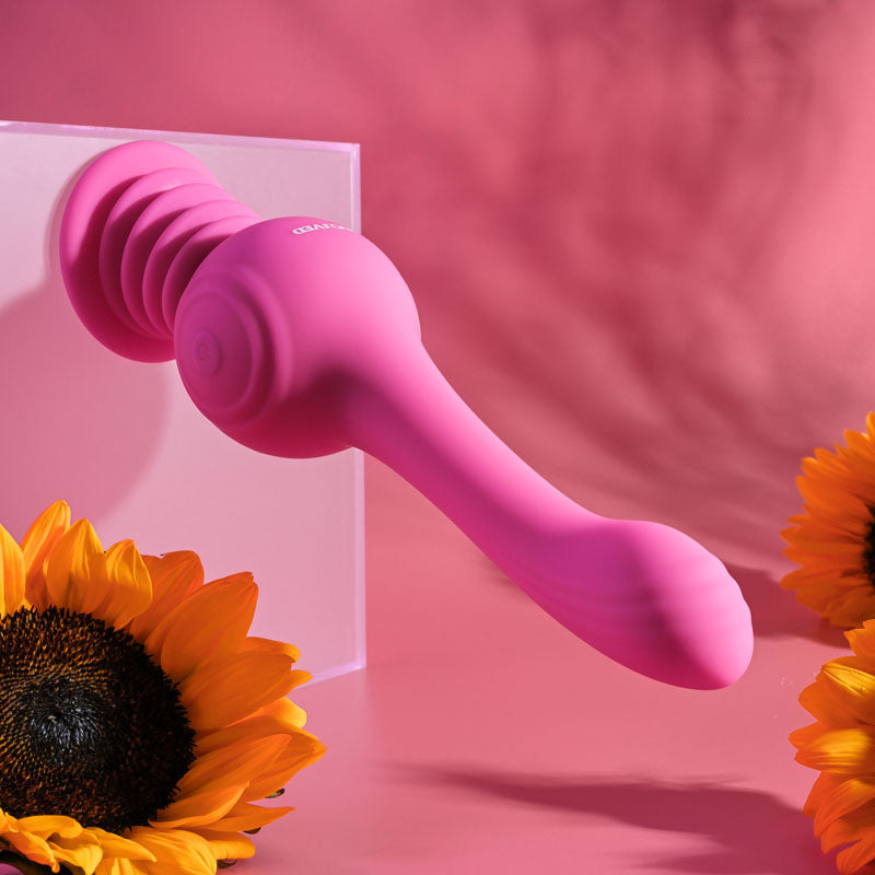 APRIL SPECIAL-Evolved GYRO VIBE - Pink 24.8 cm USB Rechargeable Super Vibrator
