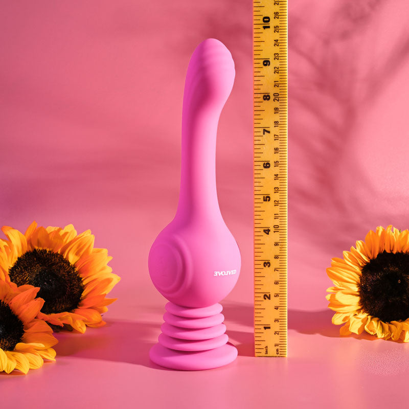 APRIL SPECIAL-Evolved GYRO VIBE - Pink 24.8 cm USB Rechargeable Super Vibrator
