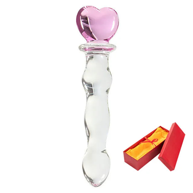 Crystal Glass Dildos Masturbator Realistic Dildo Penis Large G-spot Anal Butt Plug Adult Sex toys for Women Sex Tools Females