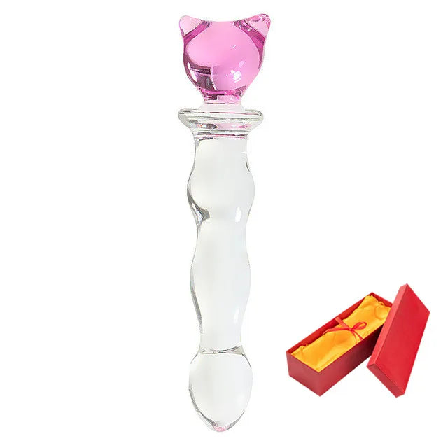 Crystal Glass Dildos Masturbator Realistic Dildo Penis Large G-spot Anal Butt Plug Adult Sex toys for Women Sex Tools Females