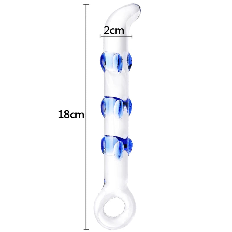 Crystal Glass Dildos Masturbator Realistic Dildo Penis Large G-spot Anal Butt Plug Adult Sex toys for Women Sex Tools Females
