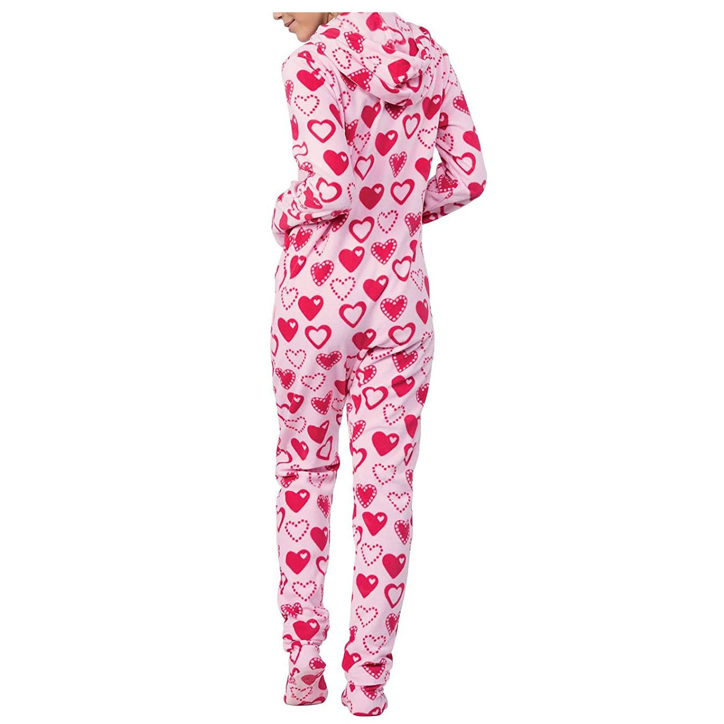 Fleece Printed Footed Onesie