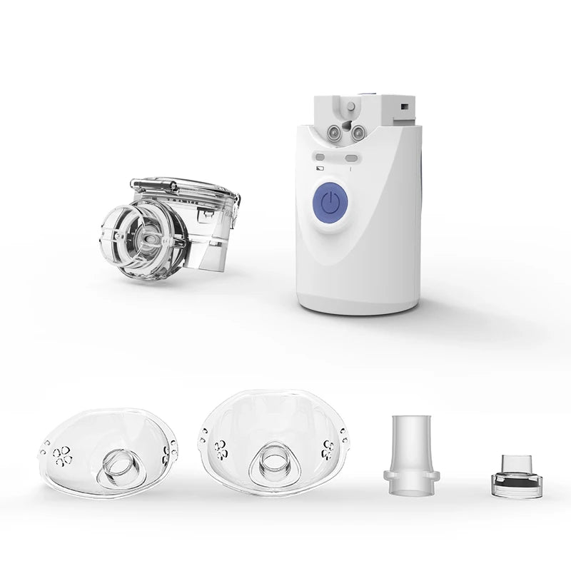 Health Care Mini Handheld Portable Inhale Nebulizer Silent Ultrasonic Inalador Nebulizador Children Adult Rechargeable Automizer