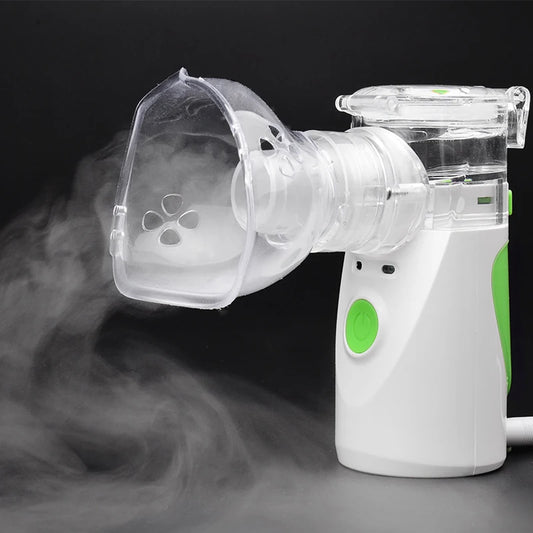 Health Care Mini Handheld Portable Inhale Nebulizer Silent Ultrasonic Inalador Nebulizador Children Adult Rechargeable Automizer